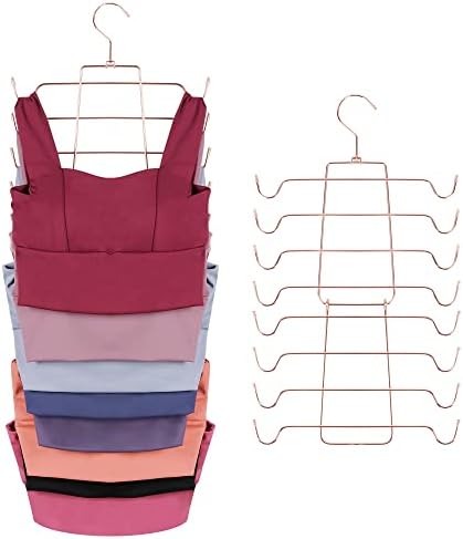 ZEDODIER 2 Pack Tank Top Hanger, Bra Organizer for Closet, Space Saving by ZEDODIER
