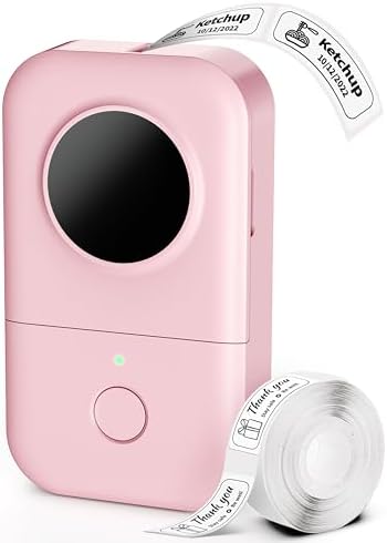 Phomemo Label Maker, Bluetooth Mini Portable Label Printer for Home School by Phomemo