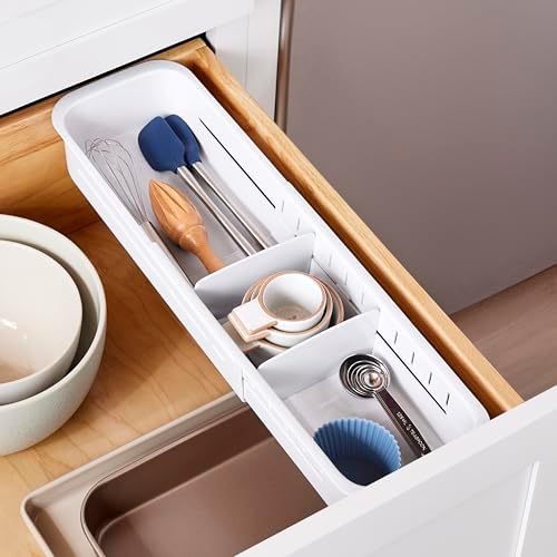 YouCopia DrawerFit Sliding Drawer Sorter, Adjustable Drawer Organizer by YouCopia