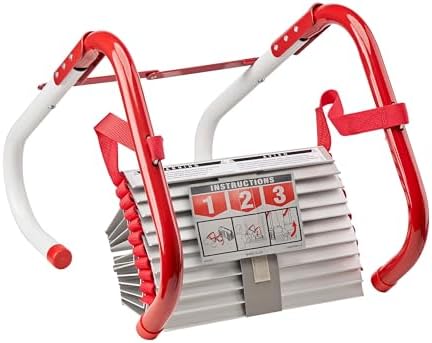 Kidde Fire Escape Ladder, 2-Story Rope Ladder, Extends to 13-Feet, Anti-Slip Rungs by Unknown