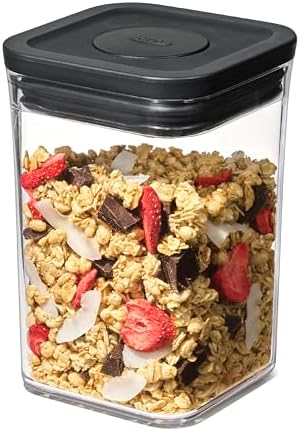 OXO Good Grips POP Container — 1.1 Qt/1.0 L — Matte Black, Organization and Storage Solution by Unknown