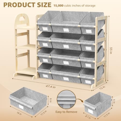 Storage Organizer with 3 Shelves - Image 2