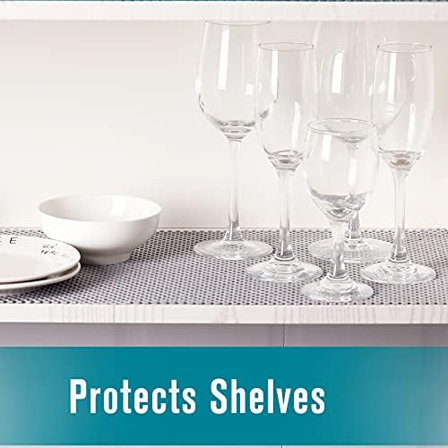 Shelf and Drawer Liner, Non-Adhesive Non Slip and Grip Durable Clean Pad Full Size 17.7 Inches x 20 Feet for Drawers, Shelves, Cabinets, Storage, Kitchen, Desks, Kitchenware, Tableware, Black - Image 3