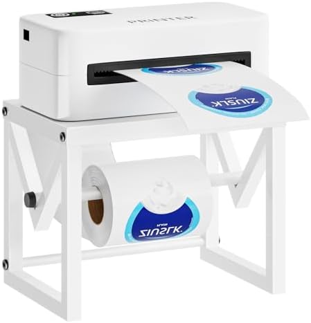 Marbrasse Label Holder for Rolls and Fanfold Labels, White by Marbrasse