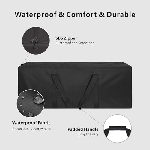 TOPDesign 3-Pack Storage Duffle Bags – 42" x 15" x 15", 41Gal - Image 3