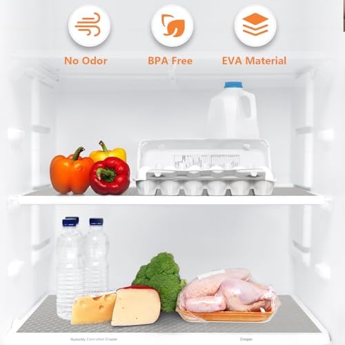 Shelf Liners for Kitchen Cabinets Non Adhensive,Grey 23.6"× 157.4" - Image 6