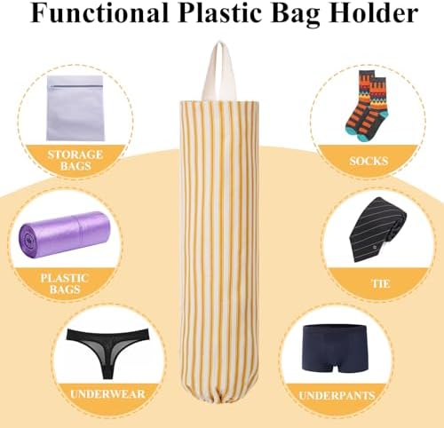 TOGETRUE Plastic Bag Holder, Wall Mount Grocery Bag Holder for Home Decor - Image 4