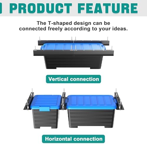 EVERHANGER Ceiling Storage Rack, Heavy Duty Garage Overhead Storage Rack - Image 4