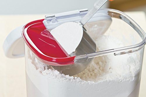 Progressive International PrepSolutions Flour Keeper – Airtight Storage Container for Flour, Sugar & Dry Goods, 5 lb Capacity, BPA-Free, Easy Pour Design (Pack of 6) - Image 2
