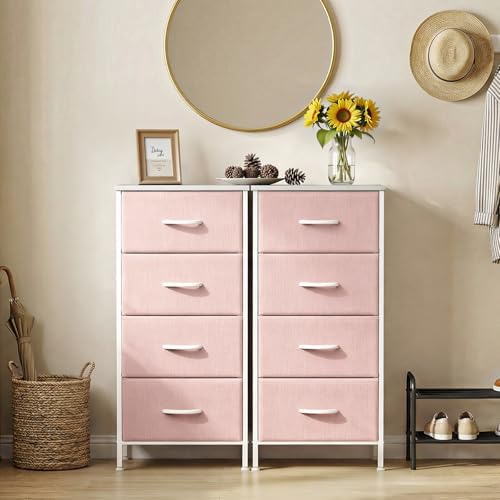 Sweetcrispy Dresser for Bedroom, 4 Drawer Storage Cabinet, Tall Nightstand - Image 2