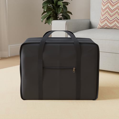 Extra Large Foldable Duffel Bag for Travel – Heavy-Duty Cargo Bag with Zippers & Reinforced Handles, TSA Approved, Water-Resistant size 25x19.5x13, TSA Aprove, load up to 50 lb - Image 2