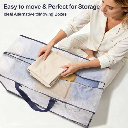 Extra Heavy Duty Large Moving Bags with Zippers and Reinforced Handles - Image 5