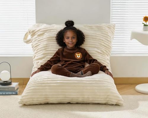 Kisoy Stuffed Animal Storage Bean Bag Bed Cover (No Filler) Washable by Unknown