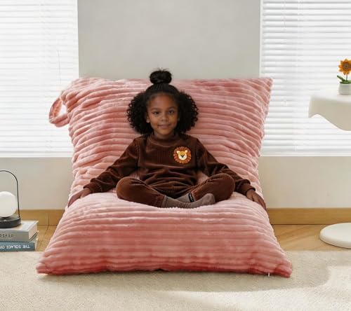 Kisoy Stuffed Animal Storage Bean Bag Bed Cover (No Filler) Washable by Unknown