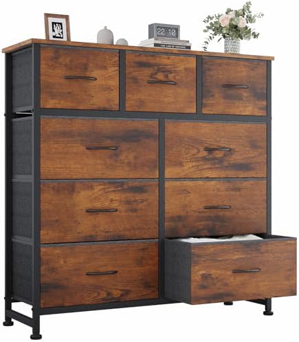 OLIXIS 9 Drawer Tall Dresser for Bedroom, Closet Organizers and Storage by OLIXIS