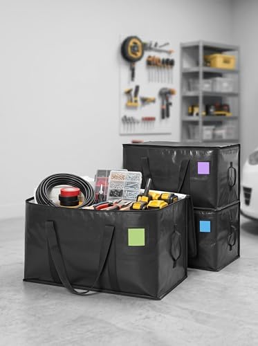Moving Bags Heavy Duty Extra Large 110LB Storage Bags,12 Pack-Black - Image 6
