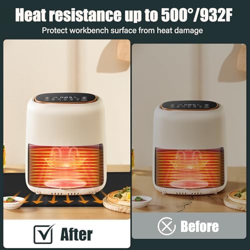 Heat Resistant Mat for Air Fryer, Silicone Mat for Kitchen Counter - Image 5
