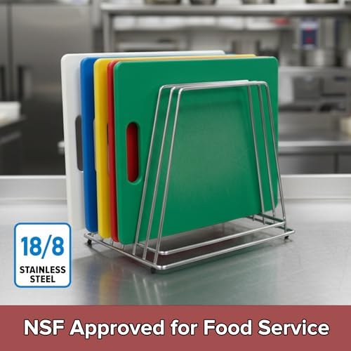 Commercial Cutting Board Rack, Fits 1" Baking Pans and Sheets for Organizer - Image 2
