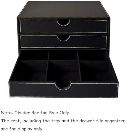 UnionBasic Divider Bar, Divider Strip for 3-Drawer File Organizer, Black - The Accessory of Dividing Bar Only, 3-Drawer File Organizer NOT Included - Image 7