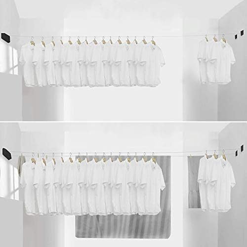 BESy Retractable Double Clothesline Laundry Indoor Washing Clothes Line - Image 4