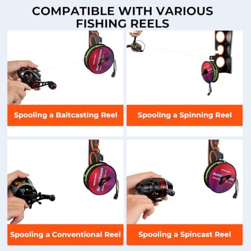KastKing Horizontal Fishing Rod Holder, Upgraded w/Spooler, 1 Pack - Image 4