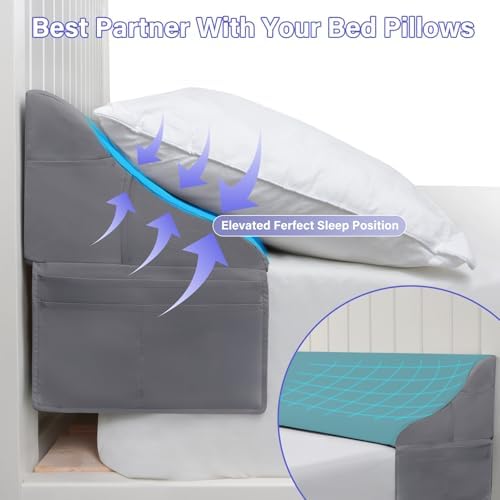 Vekkia Full Bed Wedge Pillow for Headboard,Mattress Gap Filler(Gap 0–6") - Image 6