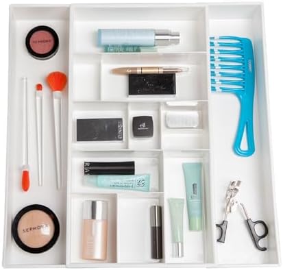 Dial Industries Expandable Vanity Drawer Makeup Organizer Desk Storage Tray by DialIndustries