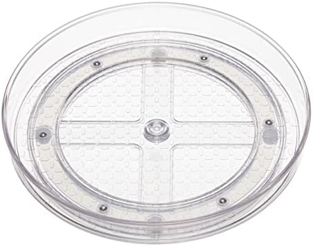Amazon Basics Clear Rotating Lazy Susan Turntable Organizer for Condiments, 9-Inch (Pack of 16) - Image 6