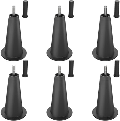 5“ High Rise Bed Frame Risers, Bed Frame Feet for Under Bed Storage - Image 5