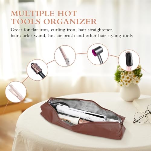 Suafrnut Professional Heat Resistant Hot Hair Tools Organizer Bag - Image 5