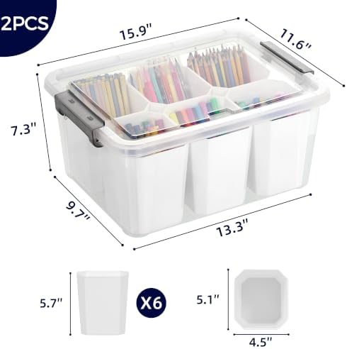 17 QT Marker Organizer, Craft Organizers and Storage - Image 3