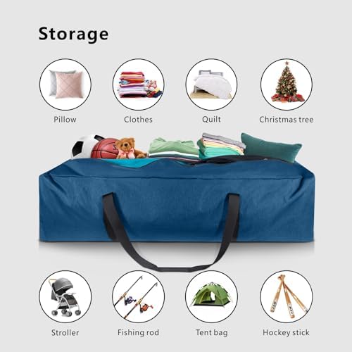 TOPDesign 3-Pack Long Storage Duffle Bags – 46" x 12.5" x 12.5", 30Gal - Image 4