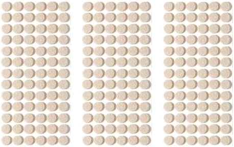 Furnigear Felt Pads Small 3/8" Felt Pads for Cabinet Doors Bumpers, Cabinet Cushion Dots Felt Cabinet Door Stops, Self Adhesive Thick Bumper Pads to Protect Surfaces -Anti Scratch 234 Pcs Round Beige by Furnigear