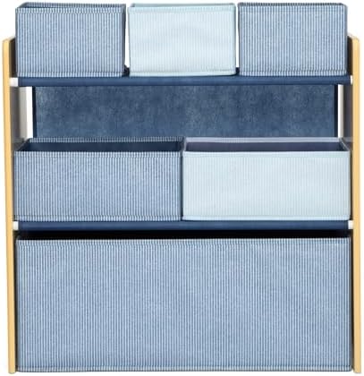 Delta Children - GapKids 6 Bin Toy Organizer - Greenguard Gold Certified, Indigo Blue - Image 7