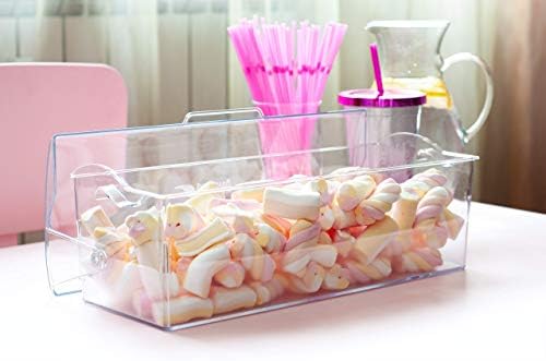 Pikanty Bread Box for Kitchen Countertop - 16 Inch Clear Plastic Storage Container with Hinged Lid, Keeps Loaves, Bagels, Buns, Rolls, Cookies and Crackers Fresh, Dishwasher Safe, Made in USA - Image 7