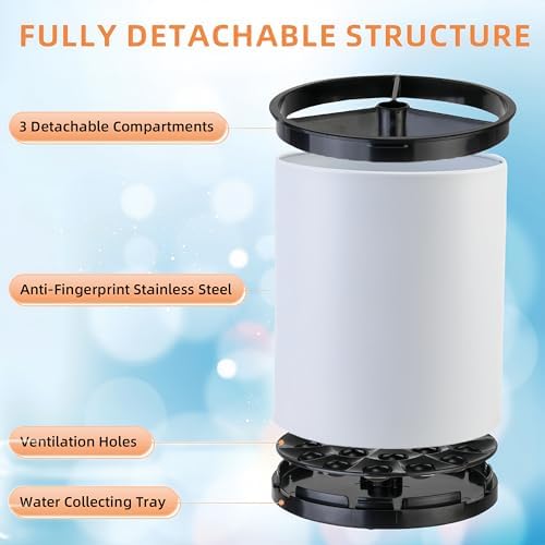 LIBODOUR Kitchen Utensil Holder,Extra Large 360°Rotating For Countertop - Image 6