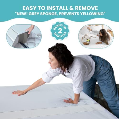 2-in-1 Bed Bridge Twin/Twin XL to King with Attached Sheet – Split Bed Gap Filler & Twin to King Bed Converter (Patent Pending) - Image 2