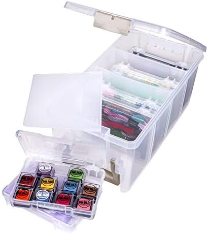 ArtBin Semi Satchel Photo Organizer Set with 8 Inner Cases, Clear - Image 4