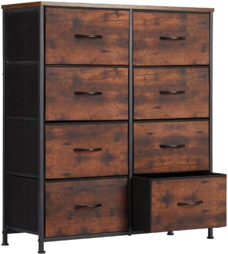 Sweetcrispy Dresser for Bedroom with 8 Drawers, Large Storage Tower by Sweetcrispy