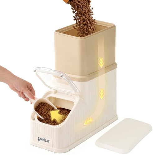 ZOMISIA 15lbs First-in, First-out Dog Food Storage Container by Zomisia