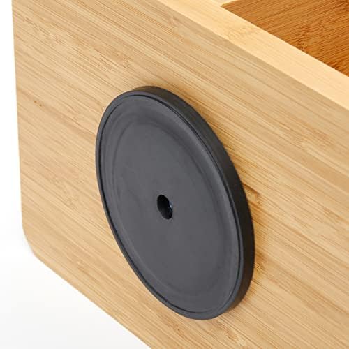 Bamboo 360 Degree Rotating 12 inches Makeup Organizer, Cosmetic Organizer - Image 4