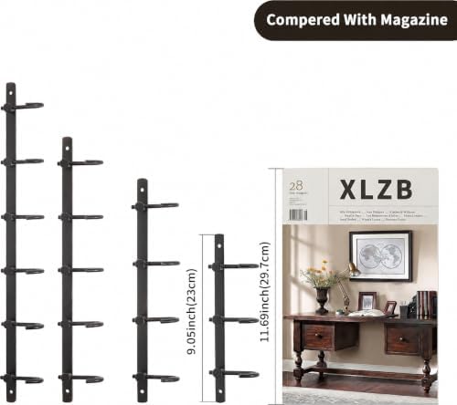 WINCASE Bronze Towel Hooks, Bathroom Rail Hook Rack Wall Mounted, Antique Oil Rubbed Brass Cloth Coat Rack with 3 Hooks Farmhouse - Image 2