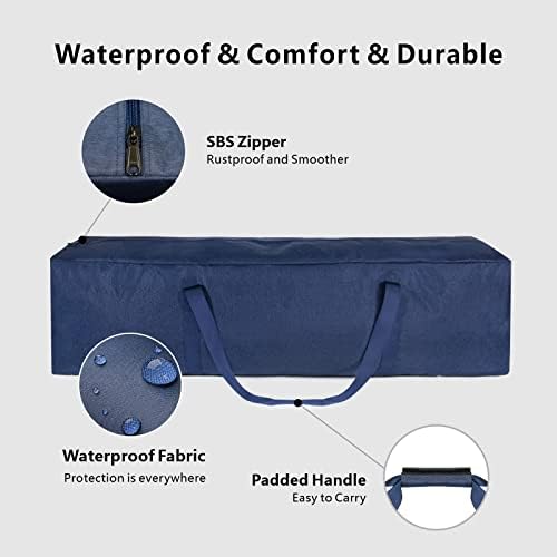 TOPDesign 3-Pack Long Storage Duffle Bags – 46" x 12.5" x 12.5", 30Gal - Image 3