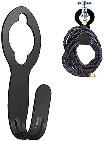 Garden Hose Hanger - Heavy Duty Metal Holder for 50ft/25ft Expandable Hose, Supports 110lbs - Portable Garage Storage by Unknown
