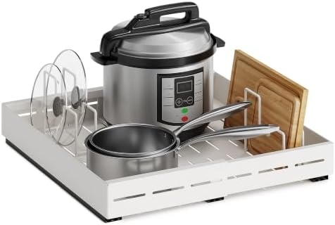 SONGMICS Pull Out Cabinet Organizer, Expandable Carbon Steel Drawers - Image 2
