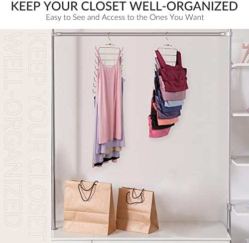 ZEDODIER Tank Top Hanger, Bra Organizer for Closet, Space Saving - Image 5