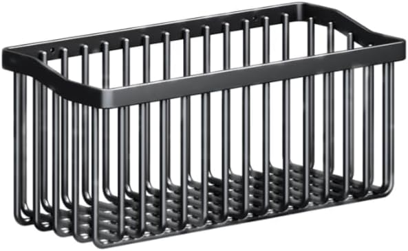 2-Pack Wall Mount Wire Fruit Basket for Kitchen Onion Potato Storage, Black - Image 4