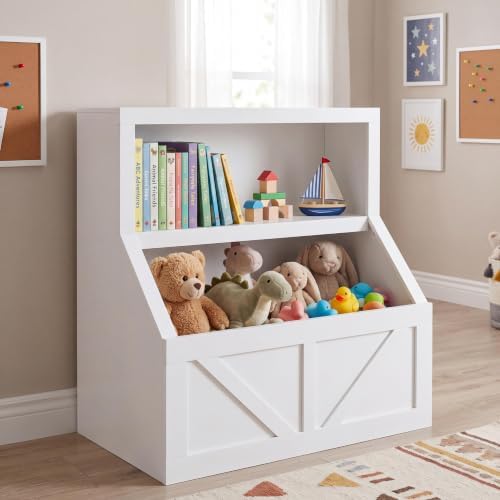 IDEALHOUSE Kids Toy Box for Boys, Kids Toy Chest Storage for Boys & Girls by IDEALHOUSE