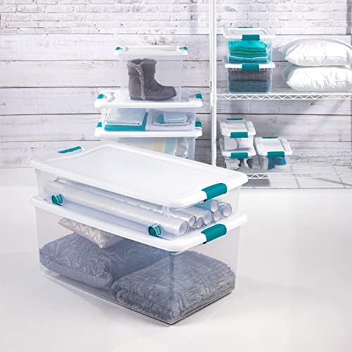 Sterilite Latching Storage Box, See-Through Base, 32-Qt - Image 7
