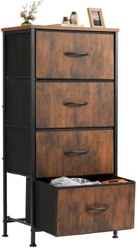 Sweetcrispy Dresser for Bedroom, 4 Drawer Storage Organizer for Closet by Sweetcrispy